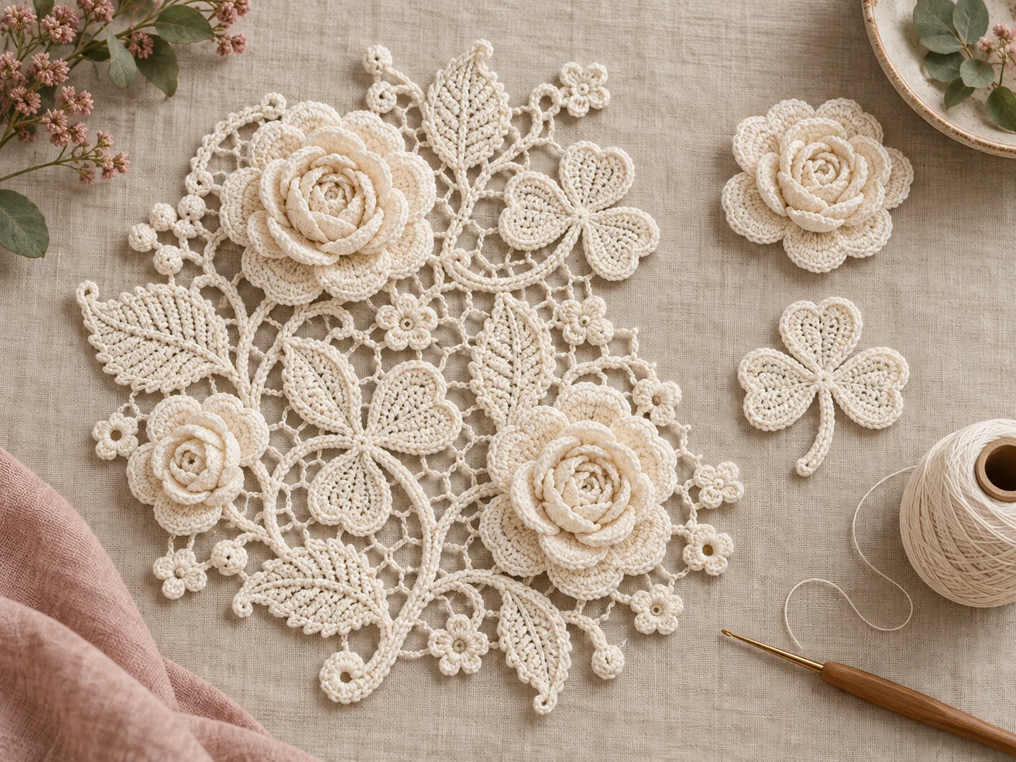 What makes Irish crochet 'Irish'?