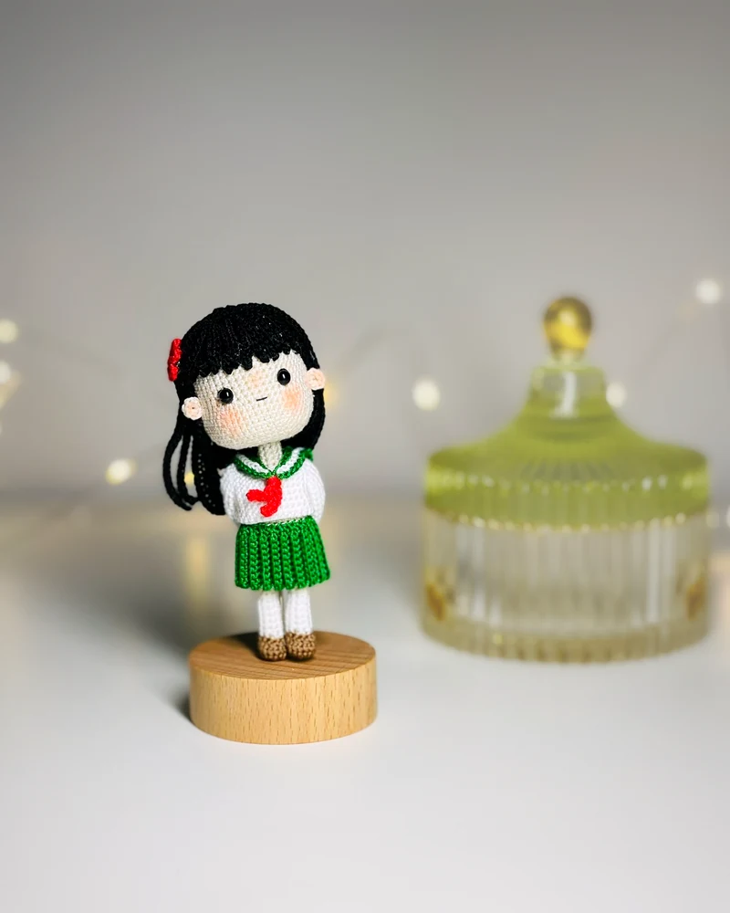 Green Dress Doll