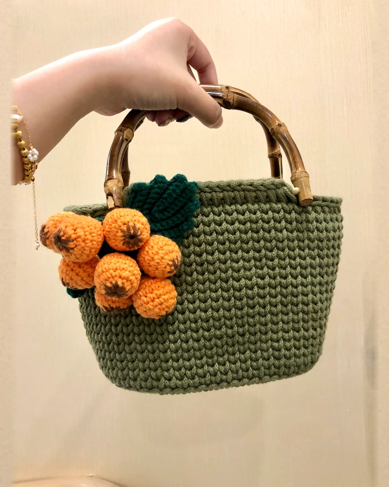 Green Fruit Handbag
