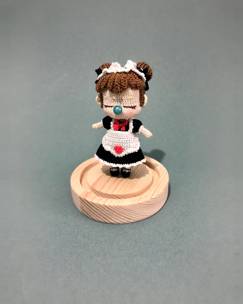 Black & White Dress Doll