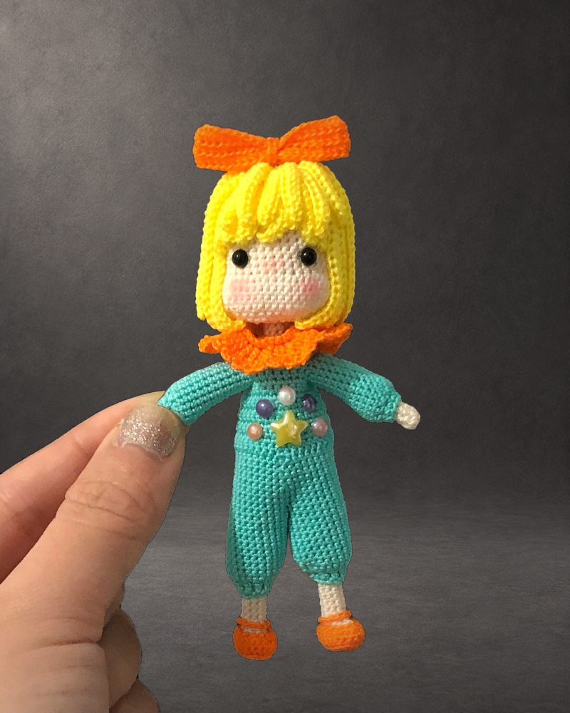 Orange Hat Doll