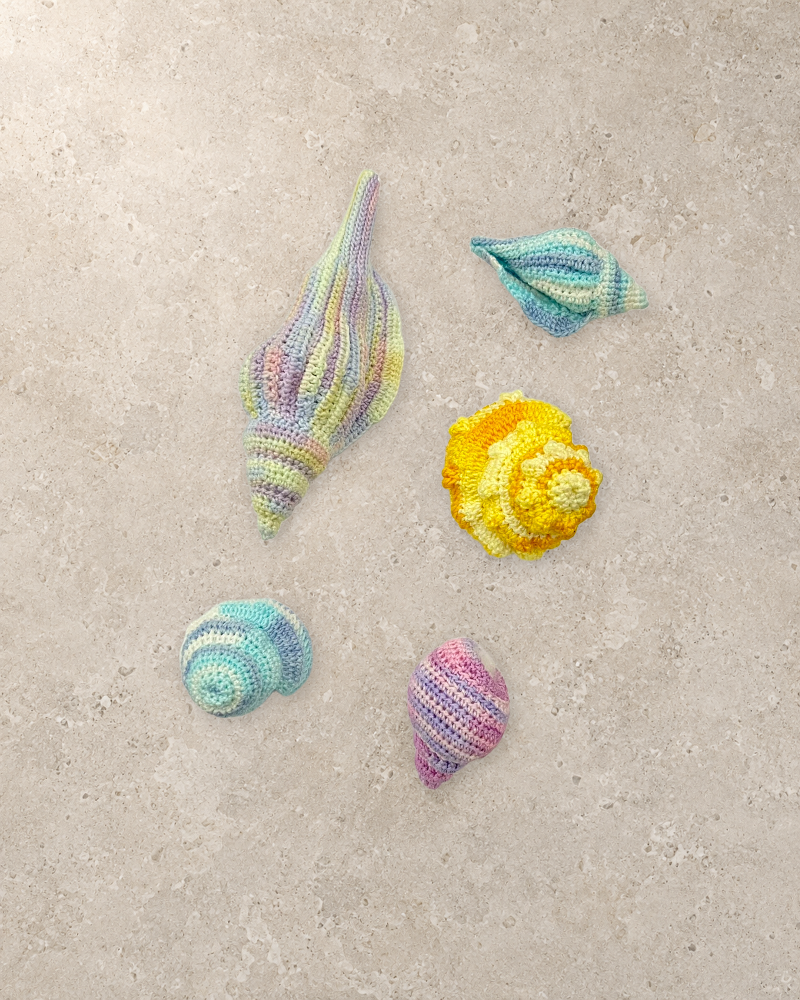 Miniature Crochet Shells