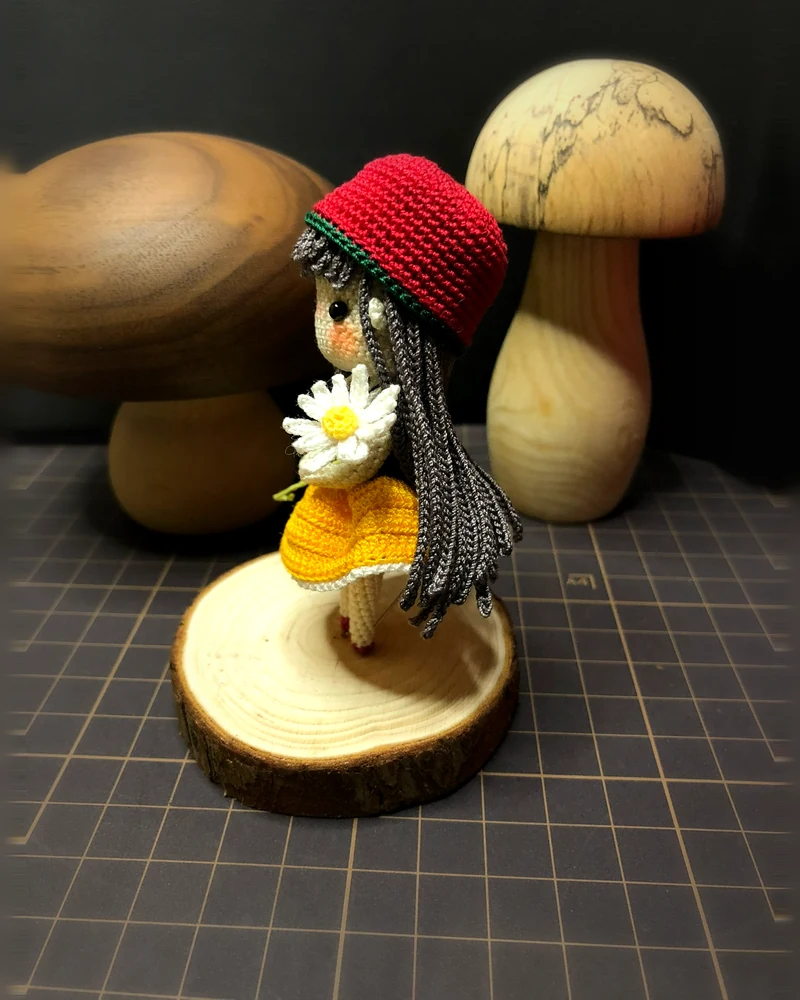 Snow White Crochet Doll