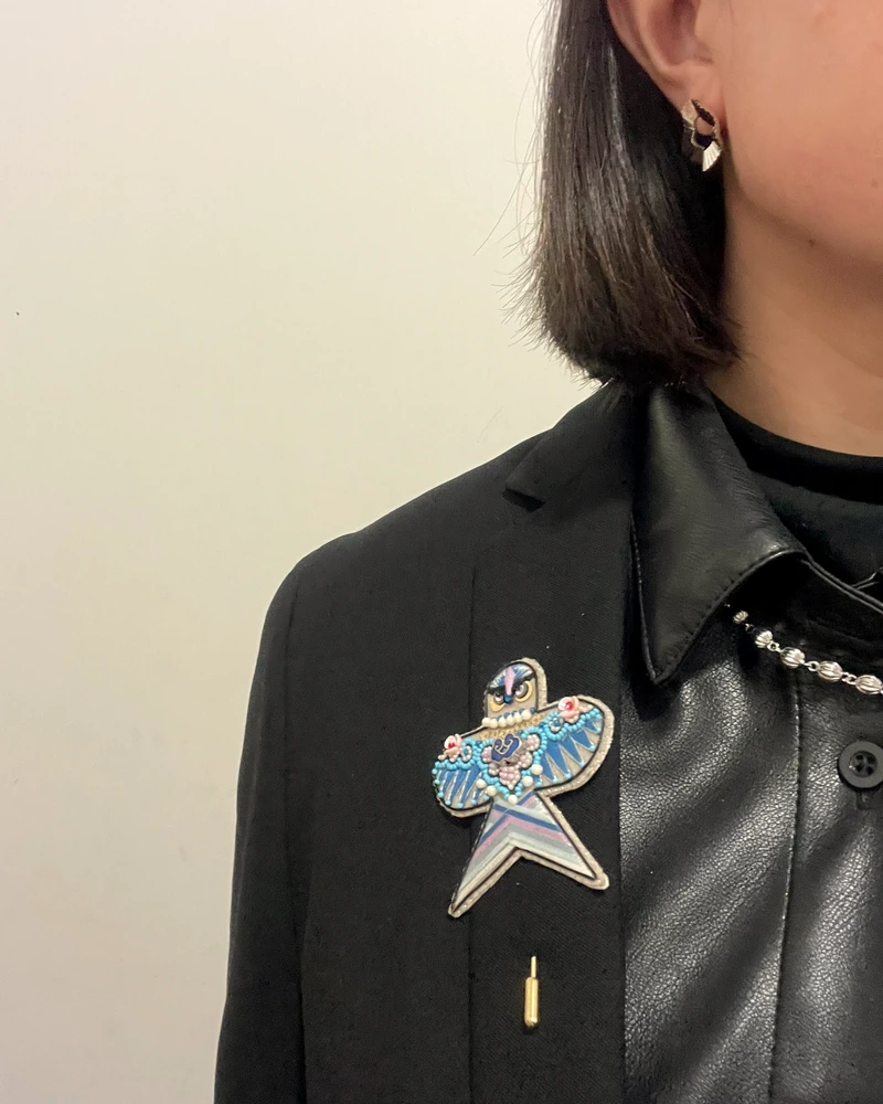 Swallow Embroidered Ornament Series